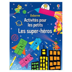 Livre d'activités pour les petits Les super-héros