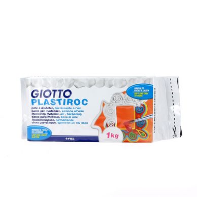 Plastiroc Giotto Pain de 1kg de pâte à modeler autodurcissante