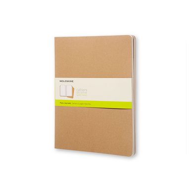 Cahier de note XXL - Couverture kraft - Page blanche - 21,6 x 27,9 cm par 3  Moleskine chez Rougier & Plé