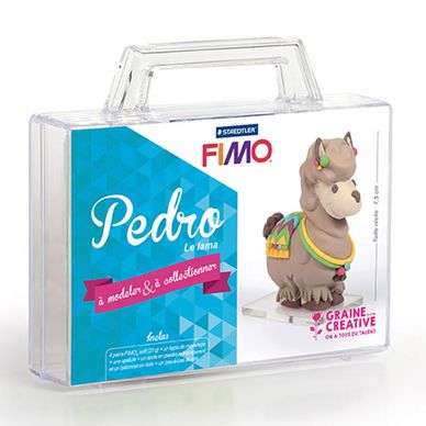 Kit figurine FIMO Pedro le lama Graine Créative chez Rougier & Plé