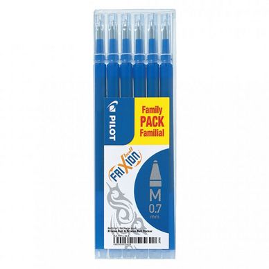 Recharge pour stylo effaçable Frixion Pointe moyenne 6 bleu Pilot chez  Rougier & Plé