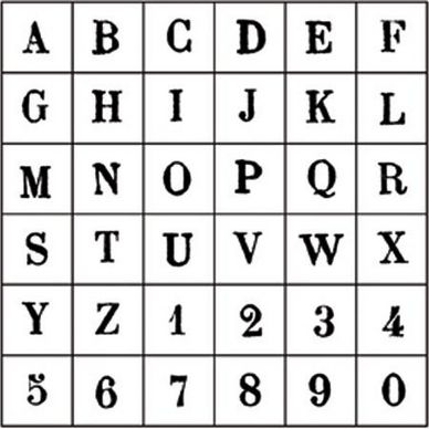 ARTEMIO Tampons en bois alphabet majuscule – millenotes