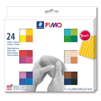 Pâte à modeler Polymère Coffret Fimo Soft 24 x 26 g Fimo chez Rougier & Plé