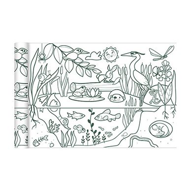 Rouleau de papier à colorier Graffy Roll - Ecosystème - 35 cm x 5