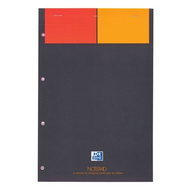 Bloc-notes A4 International Notepad 80 p Q 5x5 Oxford chez Rougier