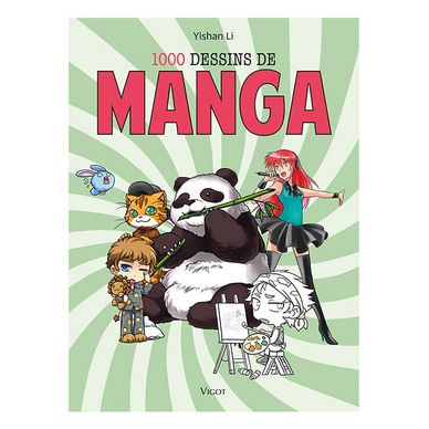 Livre 1000 dessins de manga Éditions Vigot chez Rougier & Plé