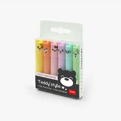 Mini surligneur fluo pastel Teddy's style Legami chez Rougier & Plé