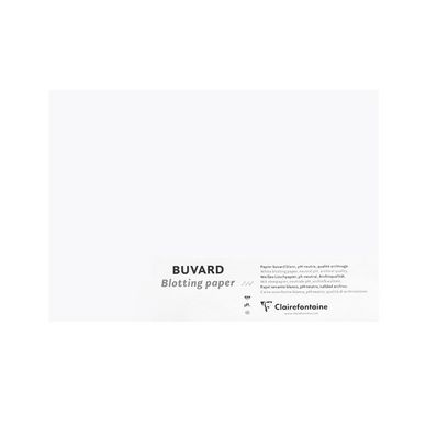 Papier buvard blanc 250 g/m² 50 x 65 cm Clairefontaine chez Rougier & Plé