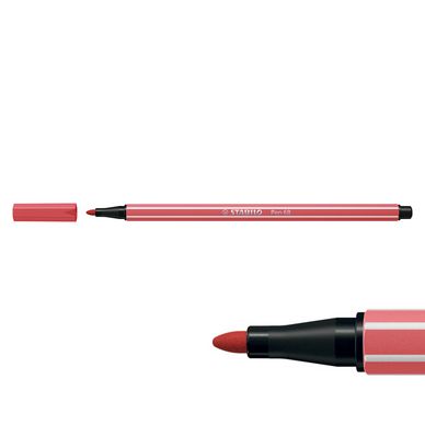 Feutre dessin - STABILO Pen 68 - ColorParade rouge x 20 feutres de  coloriage pointe moyenne (sans attache)