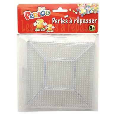 Plaque à picot pour Perle à repasser 5 mm Carré puzzle Perlou chez Rougier  & Plé