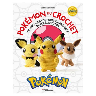 Livre Pokémon au crochet Eyrolles chez Rougier & Plé