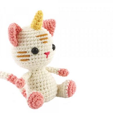 Kit de crochet animal Chat-licorne Graine Créative chez Rougier & Plé
