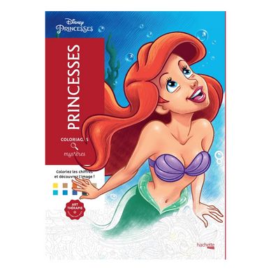 Livre coloriages mystères Disney Princesses Hachette chez Rougier & Plé