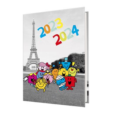 Agenda scolaire 2023-2024 journalier MONSIEUR MADAME Editions Oberthur chez  Rougier & Plé